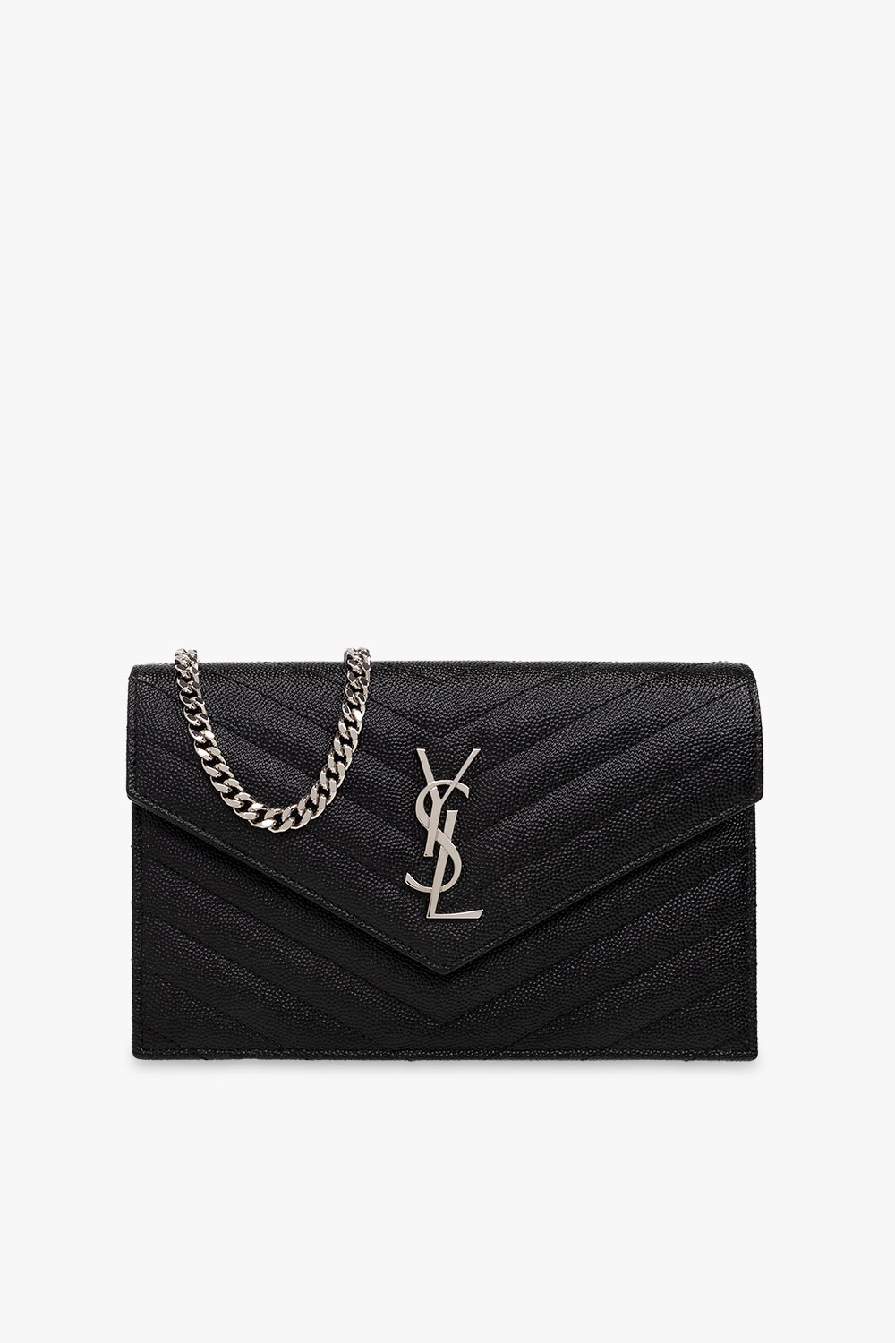Black ‘Cassandre’ wallet on chain Saint Laurent Vitkac GB